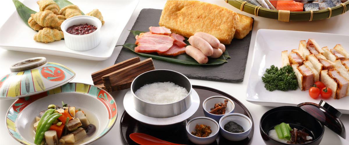 朝食バイキング