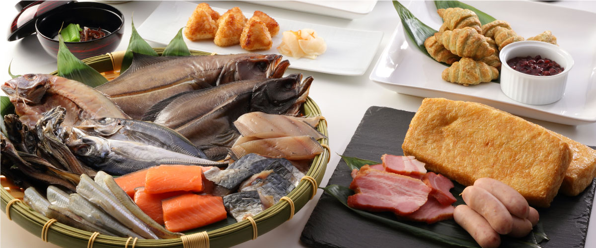 朝食バイキング