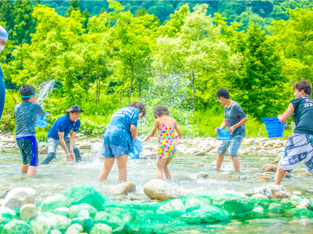 夏の川遊び大冒険！エンゼルわんぱくキッズ