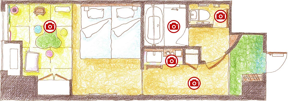 お部屋見取り図