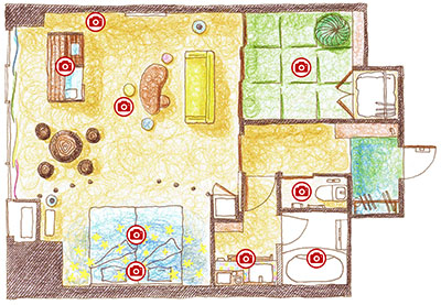 お部屋見取り図